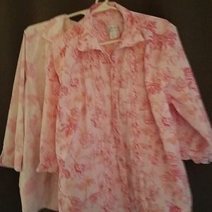 2 CJ Banks button up shirts blouses 2x